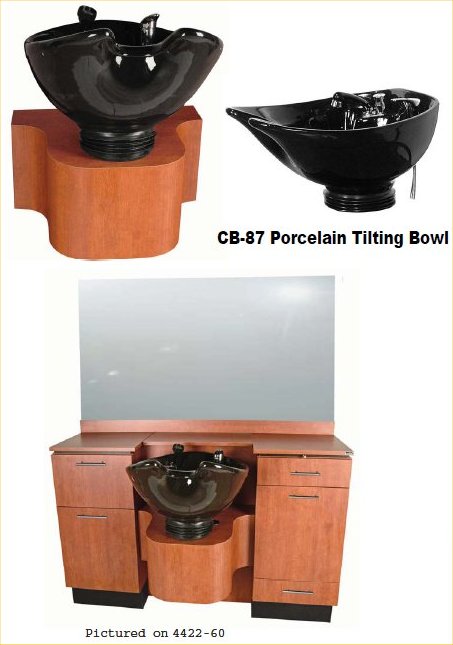 Collins T100 Tilting Shampoo Bowl Unit