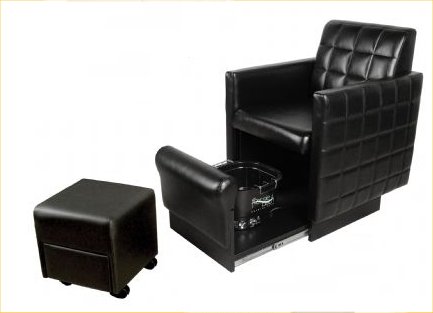 Collins QSE #2560 CLUB PEDICURE Nouveau Chair w/ FREE Footsie Bath
