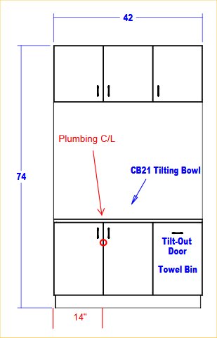Collins 638-42 Shampoo Station